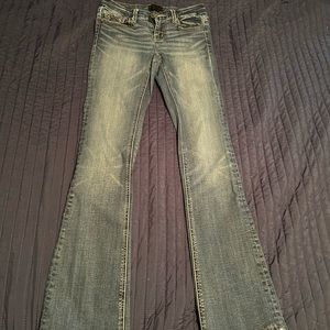 BKE black boot cut jeans